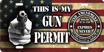 4-Pack Rat Rod / Hot Rod / Motorcycle Bumper Stickers – 2nd Amendment, Gun Permit, NRA Theme