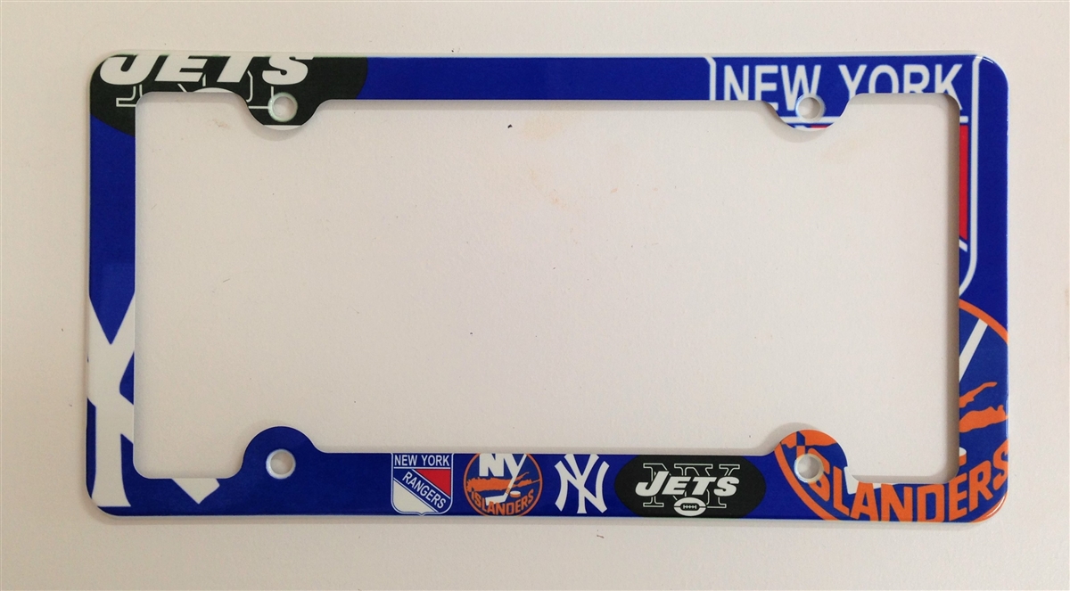 New York Jets WinCraft Primary Logo S/L Metal License Plate Frame