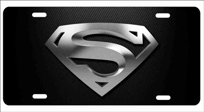 Superman logo chrome Custom License Plates, Personalized License Plates ...