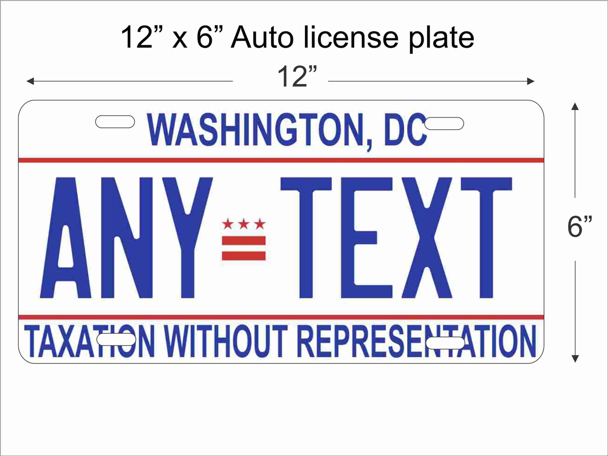 washington-dc-replica-license-plate-personalized-with-your-design